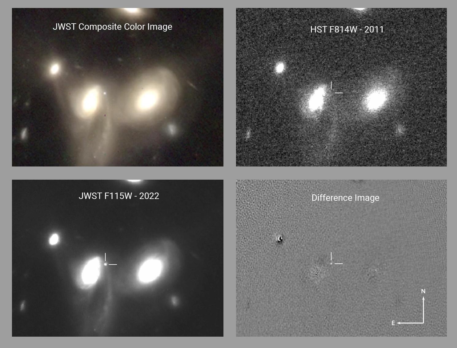 JWST First Supernova Discovered