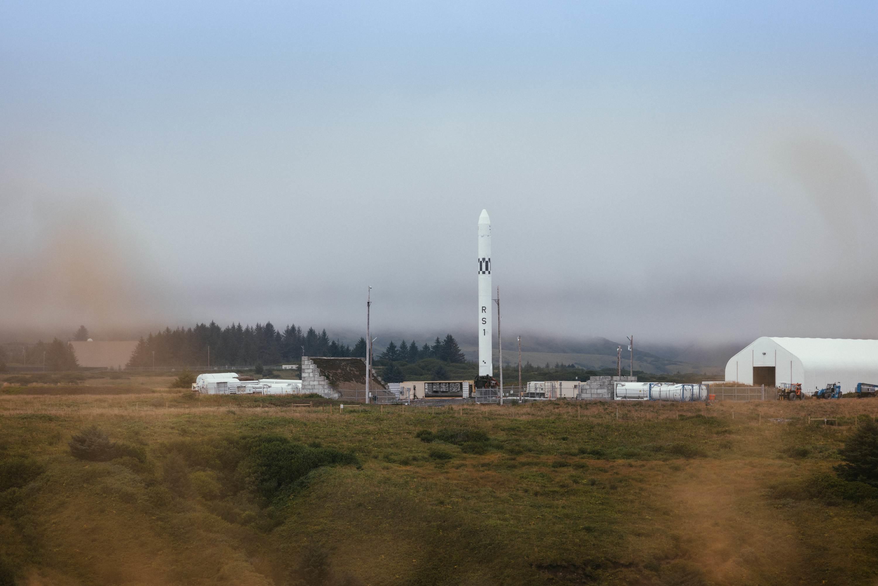 RS1 on the launch pad preparing for launch