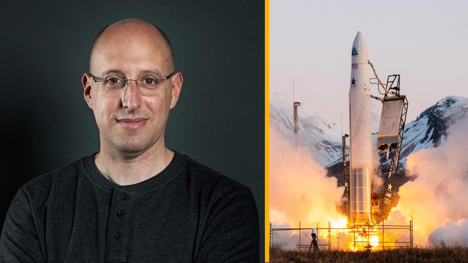 Former chief engineer Benjamin Lynn and Rocket 3 launching Spaceflight-1 mission.