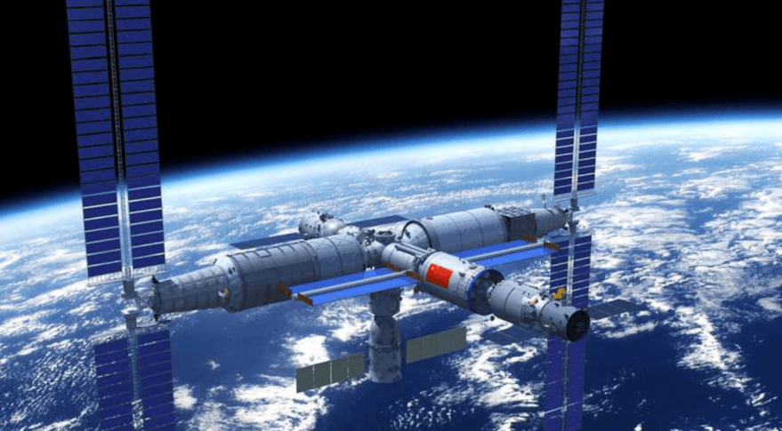 Tiangong space station render